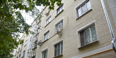 В Москве завершили капремонт дома 1930 года постройки в стиле конструктивизм