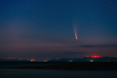 Метеор пролетел в небе над Астраханью